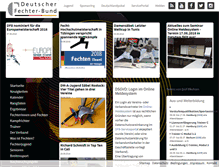 Tablet Screenshot of fechten.org